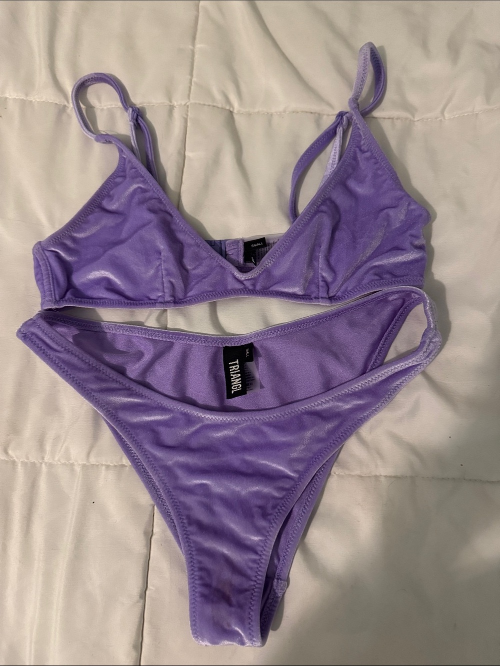 triangl swimwear Lilac Triangle Bikini Set
